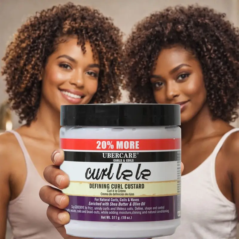 Curl Defining Custard, Defined Curls for Natural Curls, Coils & Waves – Moisturizing, Hydrating, Frizz Control, No Crunch, Moisture, Haircare