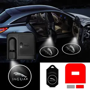 Jaguar Logo Welcome Light, LED Projection Decor, Auto Door Open Illumination, Night Visibility Enhancement, Must-Have Car Modification Accessory, LED Car Lights, Vehicle Welcome Light