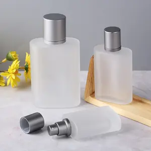 4pcs Fashionable 30ML Matte Glass Perfume Bottles, Liquid Spray Bottles, Empty 50ML Refillable Bottles, Fine Mist Cosmetic Containers, Perfume Dispenser