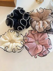 Women's Elegant Lace Design Hair Scrunchies, 2025 New Style Cute Trendy Hair Ties Ponytail, Fashionable Hair Accessories for Daily Use