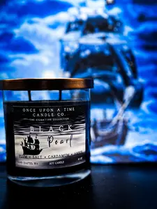 Black Pearl, Pirates of the Caribbean Soy Wax Candle, Plum & Cardamom