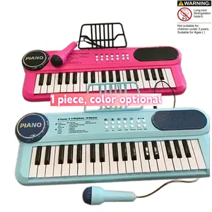 Kids Toddler Toy Piano Keyboard, 37 Key Musical Instrument with Microphone & Dual Speakers, Perfect Gift for Boys Girls Aged 3+