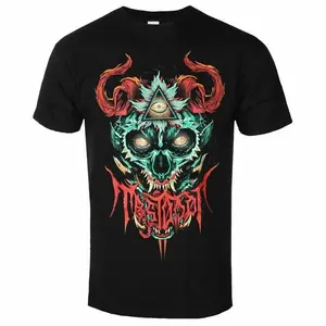 Mastodon Men's T-Shirt - Leaf Beast Graphic Tee - Black Metal Band Shirt by ROCK OFF