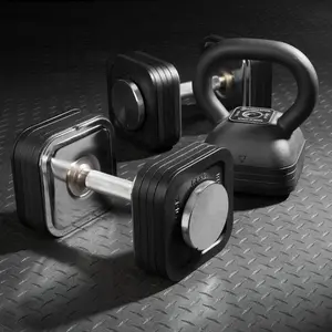 Quick-Lock Adjustable Kettlebell Handle 22.5 - Black Color, Durable Design, Versatile for Various Kettlebell Uses-IRN