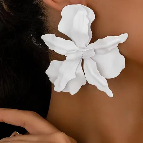 Temperament Flower Design High Quality Earrings, Flower Stud Earrings, Floral Stud Earrings, Studs Earrings, Fashionable Jewelry for Women, Daily Clothing Decor, Trendy All-match & Exquisite Jewelry for Birthday Gift
