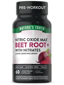 Nitric Oxide Max with Beet Root | Powerful Nitric Oxide Precursor Fuel Up Blend | 60 Capsules | for Men and Women Nitric Oxide Max with Beet Root | Powerful Nitric Oxide Precursor Fuel Up Blend | 60 Capsules | for Men and Women