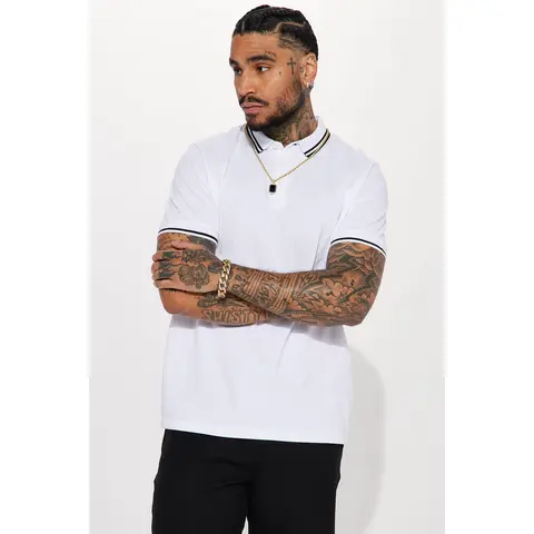 Wilson Short Sleeve Polo - White