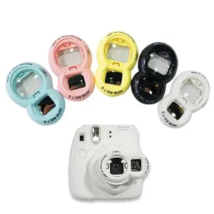 Close-Up Lens Self-Portrait Mirror for Fujifilm instax mini 7s/ mini 8Instant Film Camera Stand for close-up lens Multicolor