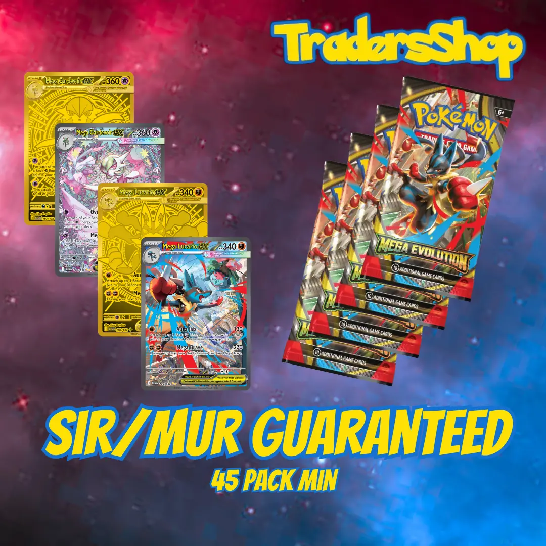 SIR / MUR GUARANTEED! (45 PACK MIN) 