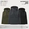 PUFFIT STM-TEX Men's Hooded Rain Jacket High-density,High-twist Fabric,Offering Waterproof,Stain-resistant,Windproof Properties,Shell Jacket,Ski Jacket,Windbreaker,Dog Walking,School Running,Fall & Winter Jacket,2026 Shopping