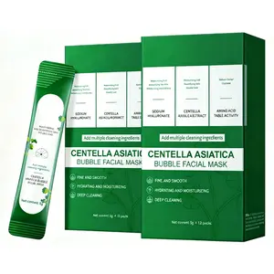 1 BOX Bubble Face Mask,Blackhead Remover, Oil Control,Centella Asiatica & Hyaluronic Acid for Moisturizing & Hydrating