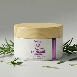 AuraLife Tallow Balm for Women's - Rosemarry + Aloeswood