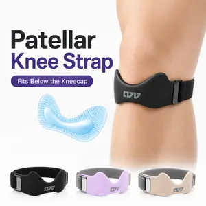HYPICHOR Patellar Tendon Support Strap , Adjustable Silicone Knee Brace for Pain Relief (Sports & Outdoor Support Accessory)【Buy 1 Get 1 Free】