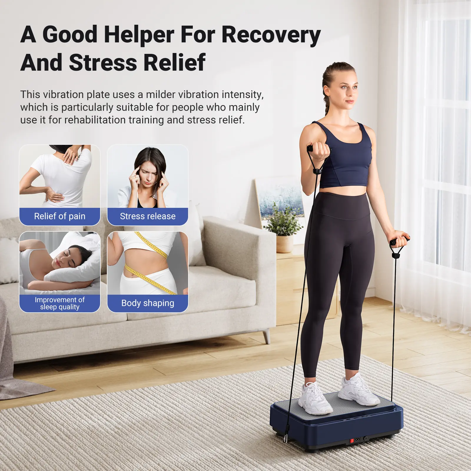MERACH Mini Vibration Plate Exercise Machine, Lymphatic Drainage Machine, Whole Body Workout Vibration Platform for Fitness - TikTok Shop MERACH Mini Vibration Plate Exercise Machine, Lymphatic Drainage Machine, Whole Body Workout Vibration Platform for Fitness - TikTok Shop