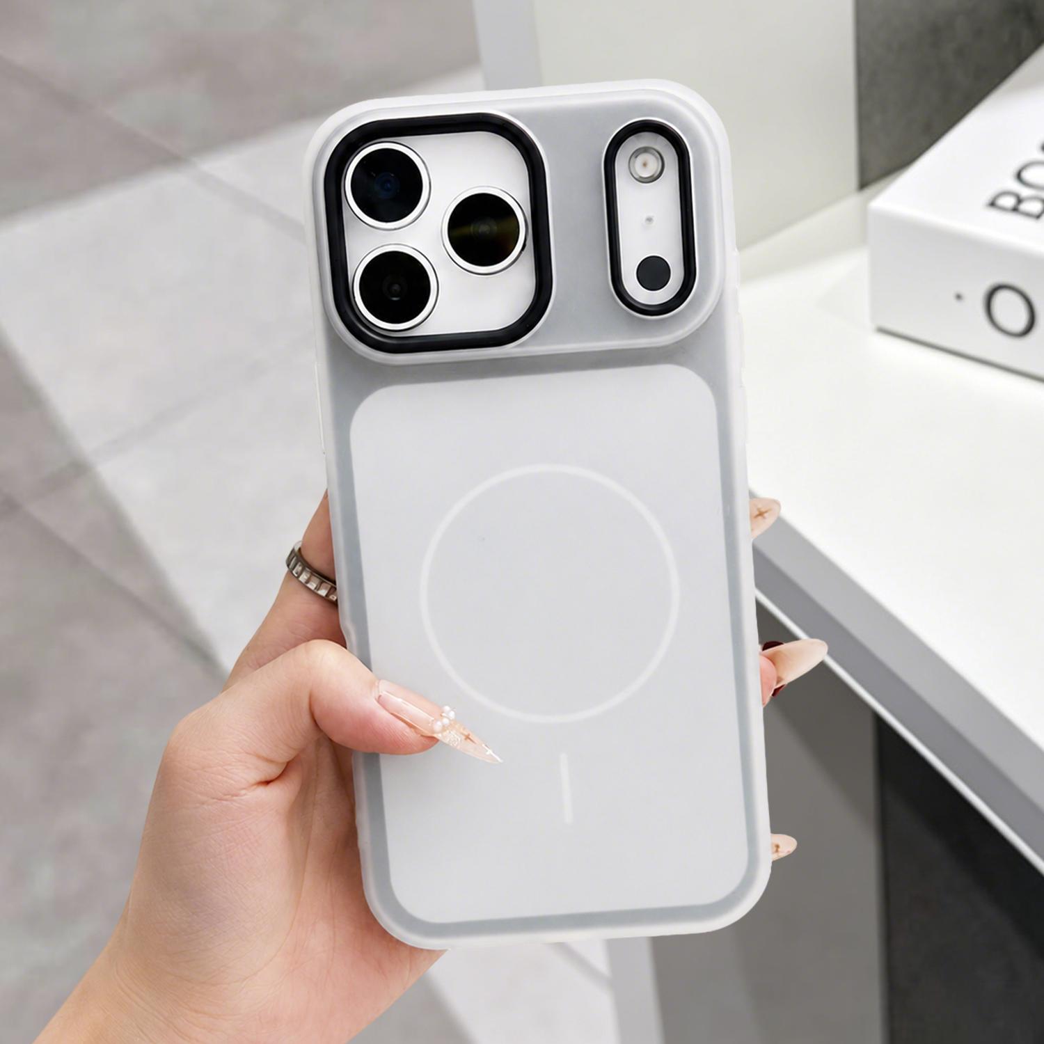 MagSafe-Compatible Slim Liquid Silicone Smartphone Case for iPhone 17/16/15/14/13/12/11 Pro Max, 3.0mm Thick Shockproof Drop Protection Soft Gel Cover, Wireless MagSafe Charge Support, Handheld Devices Accessory, Casing