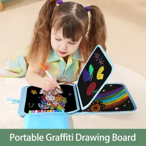 Portable Creative Doodle Drawing Board for Kids, Art Supplies for Kids, Fun Reusable Sketch Pad for Home and Outdoor Use, Educational Art Toy for Children