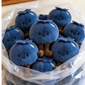 5pcs 2026 New Blueberry Keychain Bag Pendant Keychain Decoration Additions, Share Lucky Pack