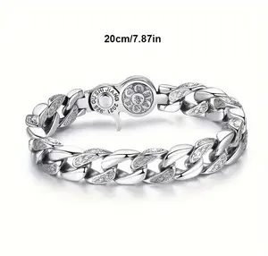 S925 Silver Plated Rotating Bracelet Fashion Jewelry For Women Simple Stylish Accessory For Daily Outfits Casual Wear Suitable For Birthday Presents And Thoughtful Gifts For Friends Family Members