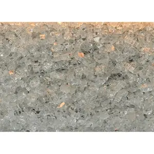 212 MAIN Broilmaster DG1CLF Tempered Crushed Glass - 1 sq. ft. Frosted Decorative Reflective Glass for Patio Heaters & Fire Pits, Tempered Glass