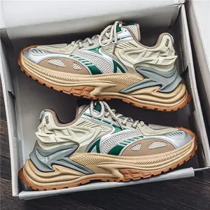 2026 New Thick-Soled Height-Increasing Dad Shoes for Men, Mesh Sports Shoes, Casual Mech-Style Men's Shoes, Trendy