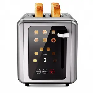 Whall Touch Screen Toaster 2 & 4 Slice | Stainless Steel, Digital Timer, Sound | 6 Bread Types & Shades Whall Touch Screen Toaster 2 & 4 Slice | Stainless Steel, Digital Timer, Sound | 6 Bread Types & Shades