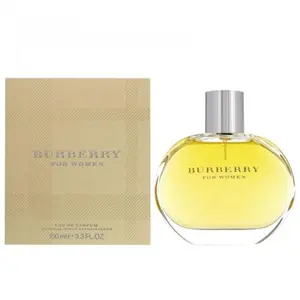 BURBERRY Classic Women's Eau De Parfum (EDP) Spray - 3.3 fl oz Bottle, Featuring Vanilla-Woody, Cedar, Sandalwood Notes (Woody Fragrance)