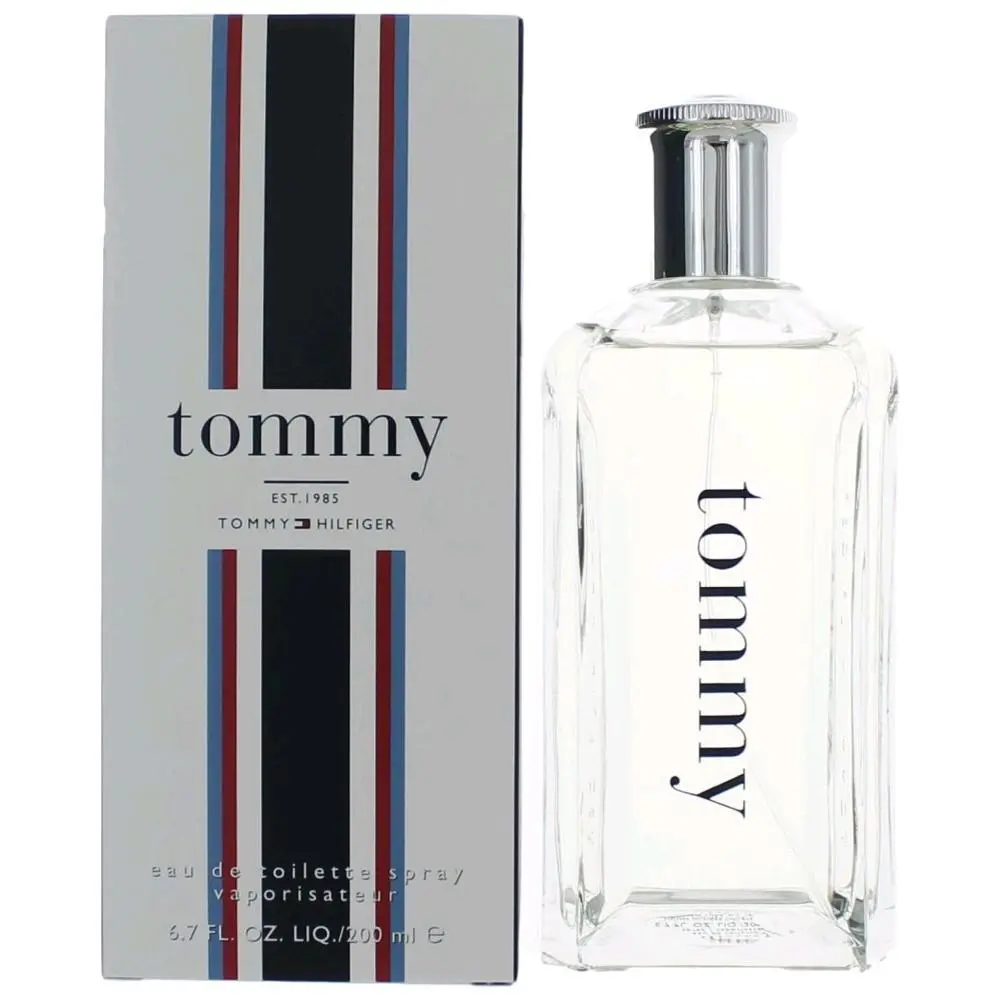 TOMMY HILFIGER Tommy Eau de Toilette for Men, Cologne Spray with a Romantic Floral Musk Scent, Lasting Daily Wear Fragrance, 6.7 oz