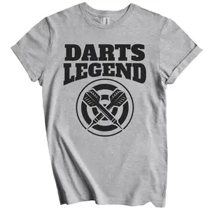 Darts Legend Retro Darts T-Shirt - Darts Team Shirt - Funny Darts Gift