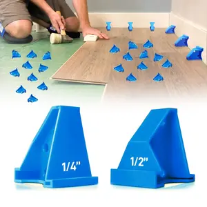40Pack Flooring Spacers,  1/4'' Gap & 1/2'' Gap, Laminate Wood Flooring Tools – Use for Vinyl Plank, Engineered Hardwood, Bamboo, LVT, Subfloor Panels.