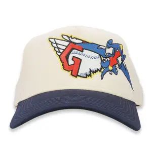 Embroidered Snapback Baseball Hat with Anime Design for Men and Women - Adjustable Cotton Unisex Casual Hat, 59cm Size