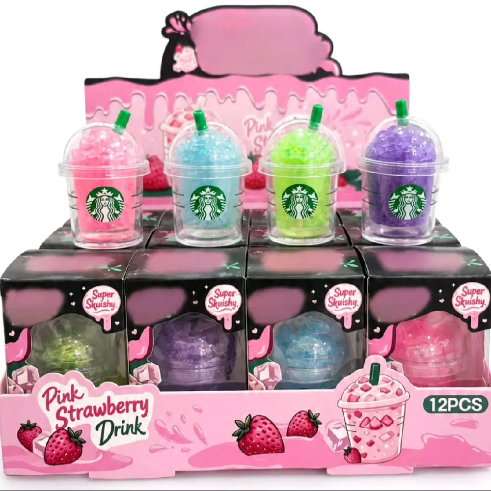 Starbucks Cute Glitter Squishy Cup