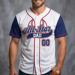 Custom Baseball Jersey for Family, Personalized Name and Number Baseball Top, Unique Father's Day Gift, Sports Fan Team Jersey #Baseballjersey