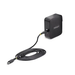 Startech 1014GCN-WALL-CHARGER 140W USB GaN Wall Charger - Black, Plug-in Power Adapter for Mobile, Smartphone, Cellphone with Multi-Device Port Compatibility
