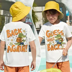Guess Who's Back Kids Shirt, First Day Of School, Funny First Grade Tshirt, Gator Back To School Outfit, Kindergarten Tee, Retro Two Side Cars Gildan T-Shirt , Cars Movie TShirt , Mcqueen and Mater Retro Vintage Unisex Oversized Anime Graphic Tee