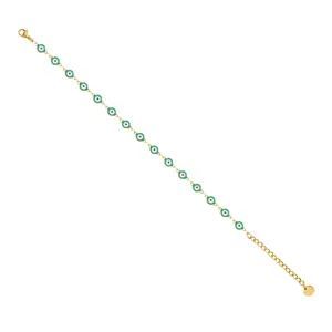 EVRY JEWELS Gold or Silver Plated Women's Evryday Chain Anklets