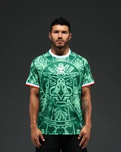 Mexico Heritage Jersey (2026WC Edition) Full Size for Everyone - Exclusively for Mex fans - Premium, breathable cotton material for summer - Version featuring embroidered logo and premium details