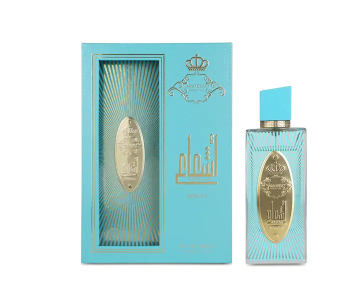 Arabiyat Asha'a Neroli Eau de Parfum, Citrus-Aromatic Unisex Fragrance with Grapefruit & Verbena, Liquid Spray for Adults, 3.4 fl oz, Regular Edition