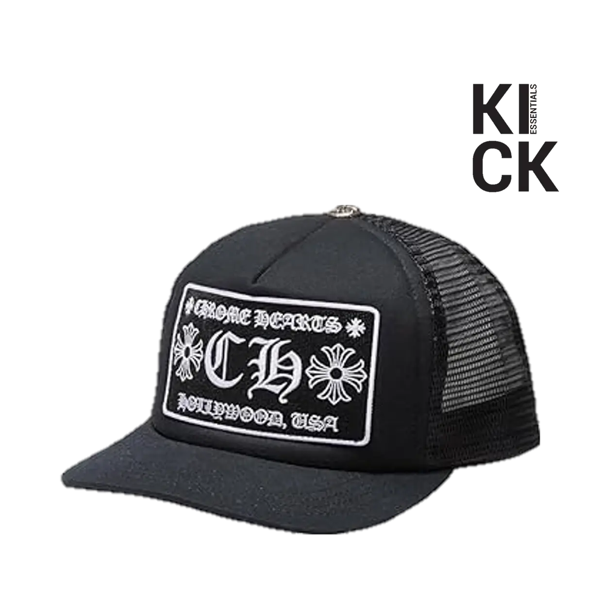 chrome hearts black and white cap - TikTok Shop