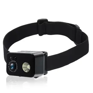 Head-mounted Action Camera, 1080P HD Outdoor Sports Camera with LED Night Vision Light, Rechargeable Built-in Battery Camera for Rock Climbing, Caving