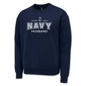 Navy Husband Crewneck (Navy)