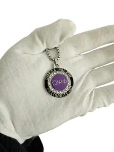 Omega Psi Phi Pendant Necklace (ΩΨΦ) - Active Member Pendant Necklace, Classic Man Series