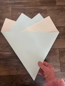 Icy Blue Double Sided Wrapping Paper 20 Sheets 58cm x 58cm Waterproof Florist Quality No Warranty