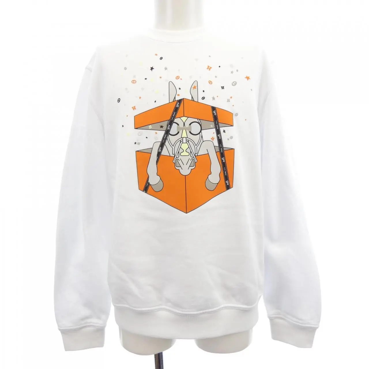 Pre-owned HERMÈS Cotton Small Leather Goods Hermes Sweatshirt Sweatshirt