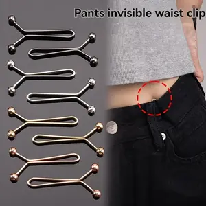 12pcs Women'S Anti-Exposure Clips, Steel Ball Clips, Headscarf And Scarf Clips, Tightening U-Shaped Clips for Shawls, Neck Clips, Pants Waist Fasteners, And Waist- Tools