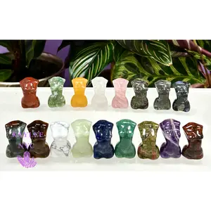17 PCs 1.2” Natural Crystal Goddess