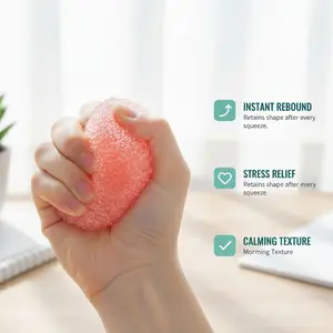 Pawtoto Grape Beads Crystal Mochi Ball Decor Set · Pink Handcrafted Soft Stress-Relief Desk Accent · Party Favor & Holiday Gift Trio