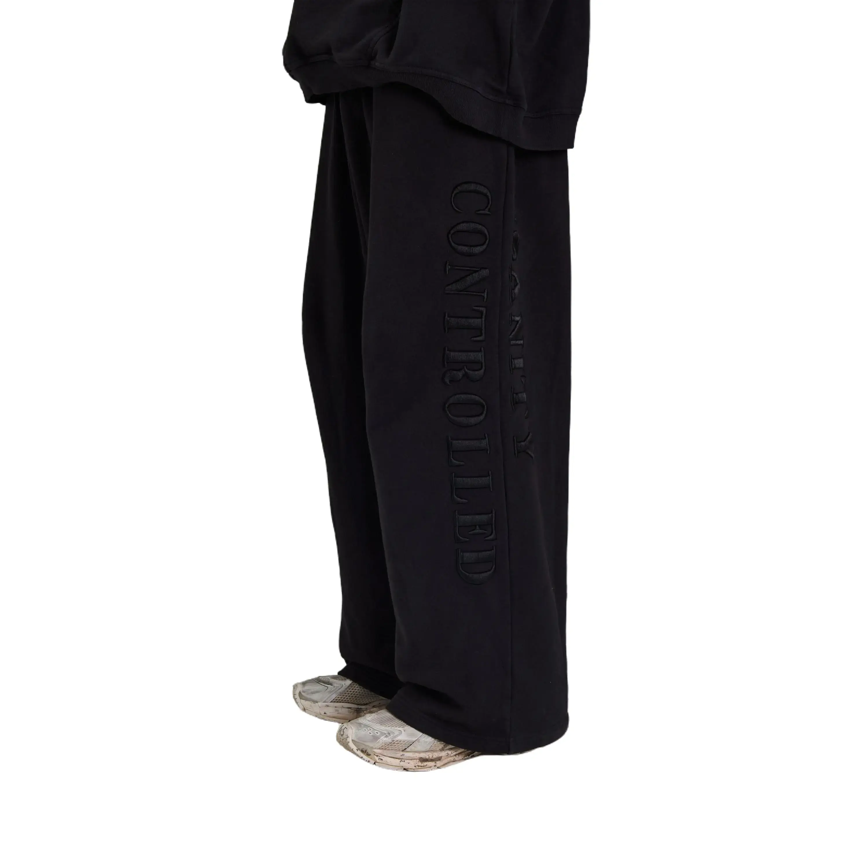 3D Shadow Heavyweight Sweatpants | Controlled Insanity |  450 GSM Wide Leg Baggy Fit