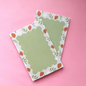 Strawberry Notes Notepad 4x6"