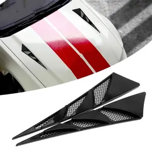 1PC Car Body Fender Modified Side Air Vents Body Decoration Stickers Simulation Shark Cheek Spoiler Car Body Decoration Decal for Cars