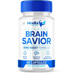 Mindful Wellnes Brain Savior Nootropic, Brain Booster for Memory & Focus 1 Pack